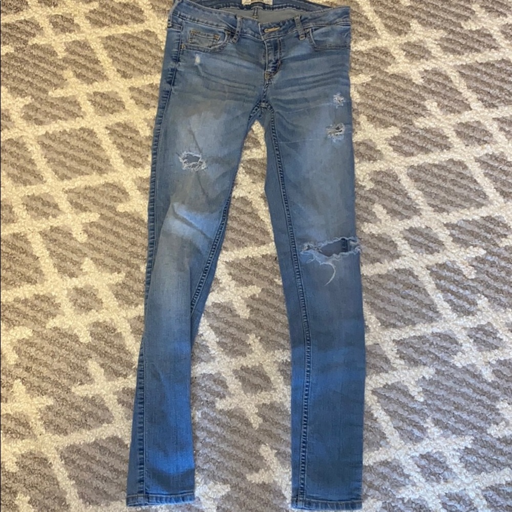 light ripped jeans